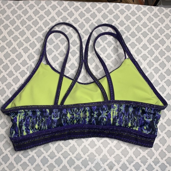 GAIAM Patterned Sports Bra Size Large - Picture 2 of 8